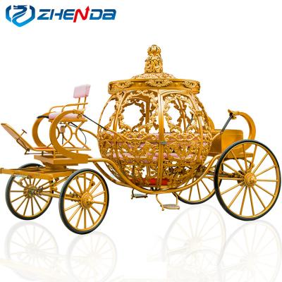 China High quality Q235B steel structure frame pumpkin carriage wedding electric and horse-drawn tourist car for sale