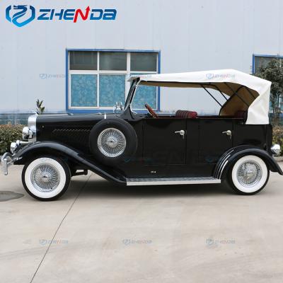 China Q235B Steel Structure View Classic Car (Support Customization) With Canopy Vintage Car Luxury Sightseeing Collectible Classic Car for sale