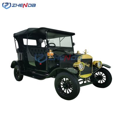 China Zhenda classic green vintage luxury multifunctional car / car retro vintage luxury antique electric performance classic car for sale