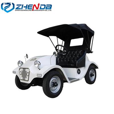 China Steel structure view of Q235B (support customization) unique retro Mini Electric Car, classic car, sightseeing car for sale