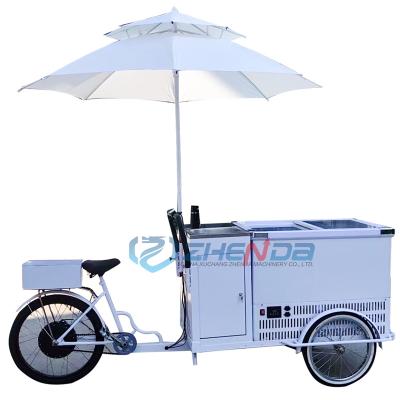 China Mobile outdoor vegetable processing factory hotel snack cart food cart food rickshaw for sale