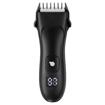 China Wireless Electric Mini Men Pubic Body Hair Household Hair Shaver Pritech Hair Clippers Waterproof Professional LCD Display for sale