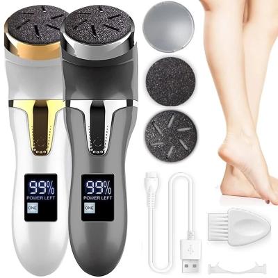 China Hot Selling RV 2022 Electric, Usb Rechargeable Portable Finishing Contact Pedicure Electronic Foot File Callus Remover for sale