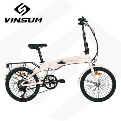 China New Arrival Aluminum Alloy VINSUM Folding Electric Bike 20