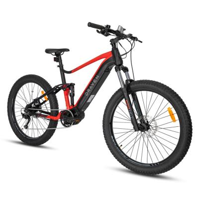 China Wholesale Factory Shipping Full Suspension Electric Reclined E-MTB 500w 48v Electric Bike 9 Speed ​​Reclined Adult Electric Bicycles With Shimano for sale