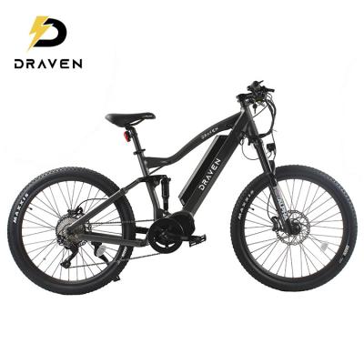 China Best Selling Electric Mountain Bike 350w Electric Bike Adults 350W Mid Drive Motor Customized Mountain Electric Bicycle for sale