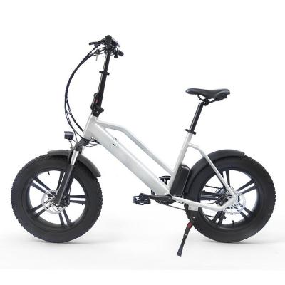 China Folding Electric Bike Factory Price Electric Fat Bikes For Sale 20 inchAluminum Alloy 6061 Electric Bicycle Fat Tire Customized Full Suspension Fat Bike for sale