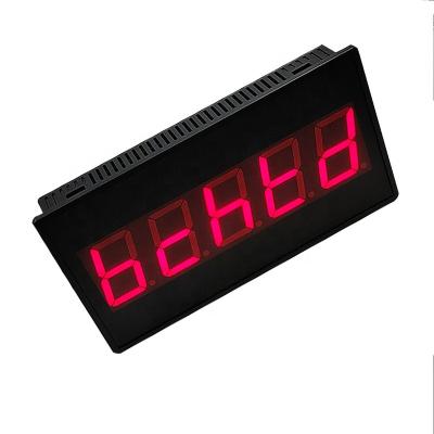 China Industry Industrial 1.5 inch 5-bit bright red led MODBUS rtu protocol 4-bit RS485 digital tube display for sale