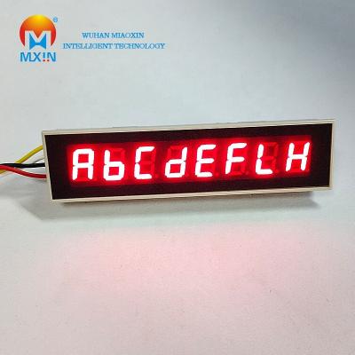 China Industry 8 digit 7 segment display 0.4inch RS485  digital display tube MODBUS  led display screen for sale