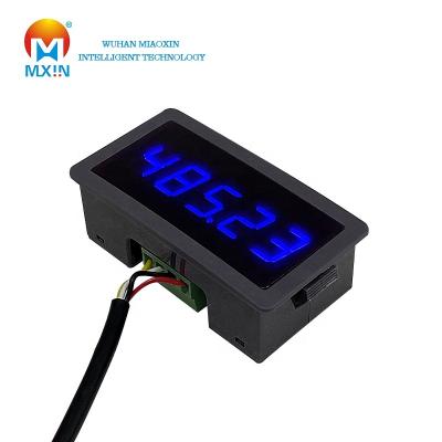 China Indoor 0.56 inch 5-bit blue RS485 serial port meter led  MODBUS-RTU segment digital tube display waterproof for sale