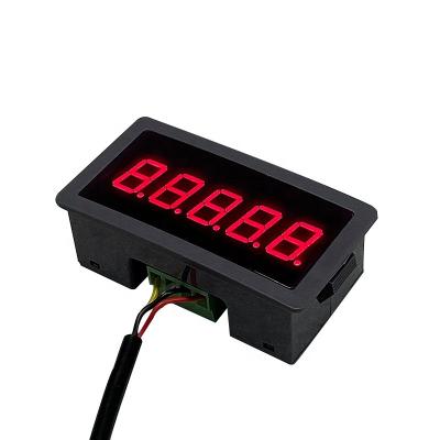 China Indoor 0.56 inch 5-bit red RS485 serial port meter led  MODBUS-RTU segment digital tube display waterproof for sale