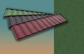 China construction building stone chips coated metal roof tiles/roof sheet/ roof panels/cost of metal roof Te koop