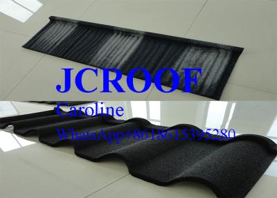 China Wood Design Steel Roof Shingles 1340mm*420mm*0.4mm , Corrugated Steel Roofing Sheets for sale