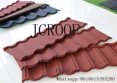 China House Building Stone Coated Roofing Tiles Corrossion Resistance 1170x420mm for sale