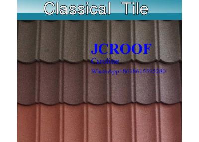 China Antique Classical Zinc-Aluminum roofing sheet step tile roof for house for sale