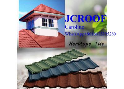 China Galvalume Aluminum Step Tiles Roofing Sheet Heat Insulation Classical for sale