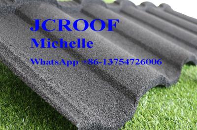 China Metal Tile Roof Shingles , Coated Metal Roofing Sheets Classical Model Design for sale