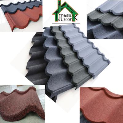 China Customized Color Stone Coated Metal Roofing Sheets thickness 0.38-0.50mm for sale