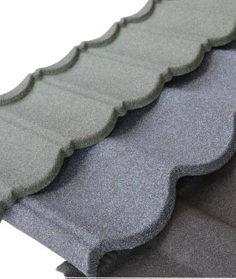 China Roman Wind and Corrosion Resistance Stone Coated Steel Roof Tiles for Building Roof Construction for sale