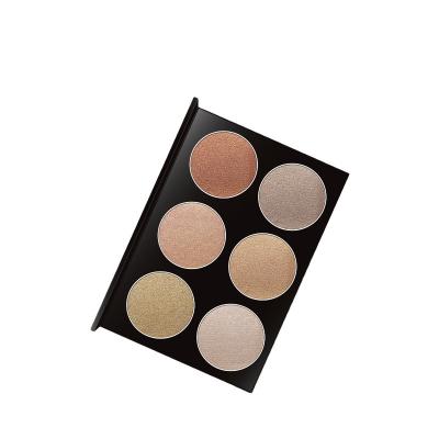 China Waterproof OEM Suitable For Multiple People Self-branded Vegan Makeup Private Label Contouring Powder Shimmer Highlight for sale