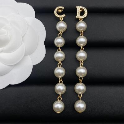 China 2021 popular brand high quality famous designer women's jewelry accessories TRENDABLE luxury earrings for sale