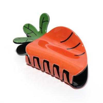 China Cute Fashion Carrot Hair Claw Hair Clip for Washing and Gargling Hair Accessories for Women for sale