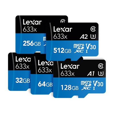 China Lexar High Performance 633x 32GB MicroSDXC UHS-I Card LSDMI32GBB633A for sale