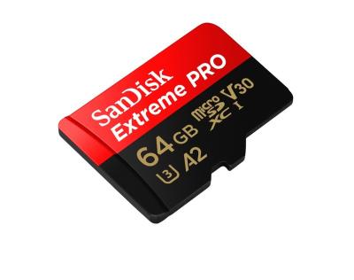 China 100% Original SanDisk 170MB/s SDSQXCY 64GB Pro Drones Smartphone/Action Cameras/Extreme Micro SD Memory Card for sale