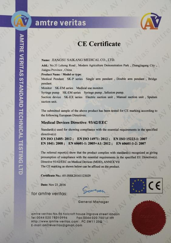 CE - Jiangsu Saikang Medical Co., Ltd.