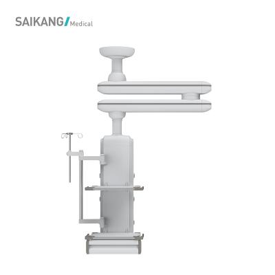 China Medical Metal Hospital Operation ICU Romm Furniture Double Arm Aluminum Bridge Ceiling Pendant SK-PT003 SAIKANG for sale