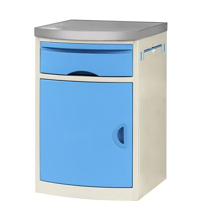 China Modern ABS SKS002-2 Plastic Hospital Storage Medical Nightstand Locker Bedside Cabinet Supplier for sale