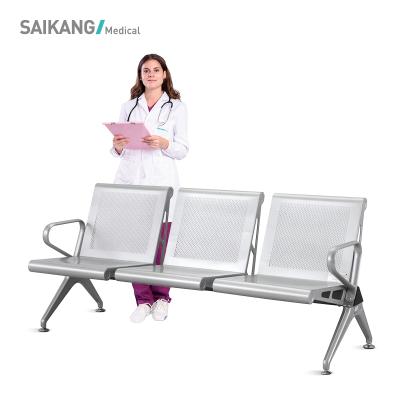 China SKH008-1 Modern Durable Steel Airport Hospital 3 Seater Attend Waiting Chair for sale