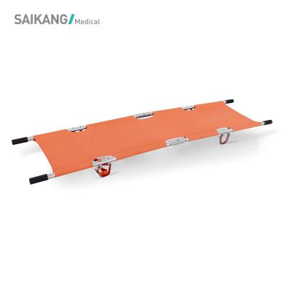 China SKB040 (A002) SAIKANG Steel Stainless Steel Medical Ambulance Flame Retardant Emergency Waterproof Foldable Stretcher for sale