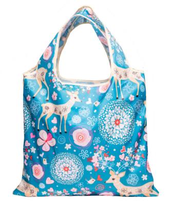 China Tote Bag Large Reusable Heavy Duty Expandable Folding Polyester Grocery Collapsible Bag for sale