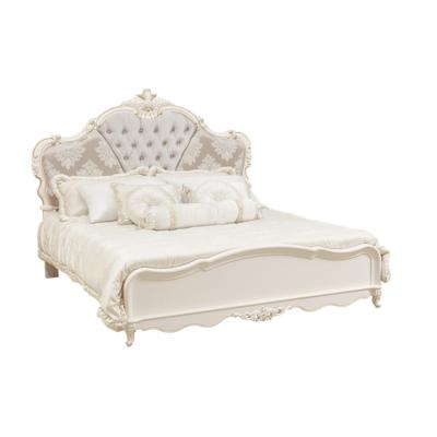 China Adjustable European French Bed Room Furniture Solid Wood Bed (Other) Style for sale