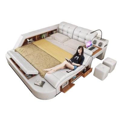 China (Size)Adjustable Factory Supplied Bed Room Furniture Fashion Customized Multifunctional Modern Sleeping Sofa Bed With Massage Music Design for sale