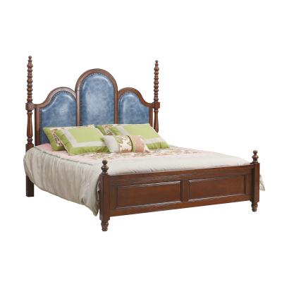 China EUROPEAN Classic Wooden Bed Bed Room French Solid Wood Furniture for sale