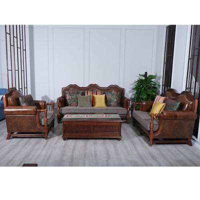 China Small And Exquisite Leatherette Sofa Set Multifunctional Retro Small Sofa Italian Living Room Furniture for sale