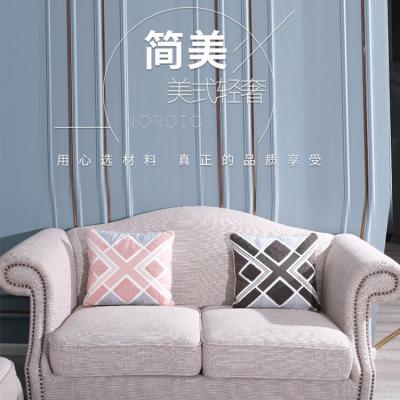 China Small and exquisite fabric sofa set multifunctional small sofa living room furniture armrest simple sofa for sale