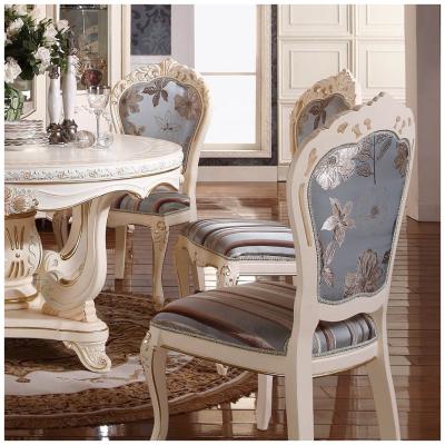 China Living Room Furniture Adjustable Chairs European Style Solid Wood Dining Chair (Other) In China Furniture Factory for sale