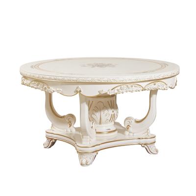 China Chinese furniture diningtable classic french style dining room round classic coffee table furniture for sale