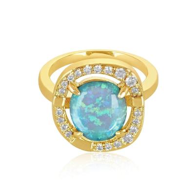 China Direct Selling 925 CLASSIC Silver Ring Factory Wedding Ring Opal Simple Statement Ring for sale