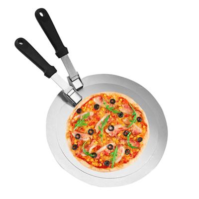 China Sustainable Professional 12 Inch Pizza Baking Tools Foldable Shovel Plate Pizza Peel Aluminum Pizza Peel for sale