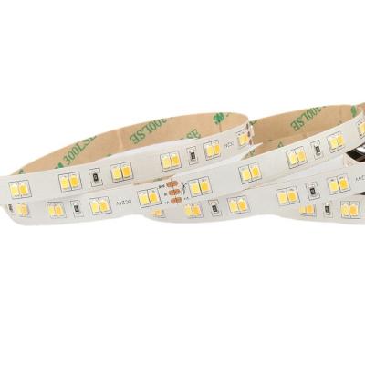 China Hotel 2835smd 112leds Meter Cable Bicolor Adjustable White 112leds Led Strip Light for sale