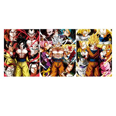 China Wall Decor Dragon Ball 3D Anime Posters Fantasy Art Triple Transition Room Decor Birthday Gifts Stickers for sale