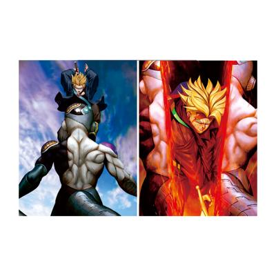 China Eco-Friendly Triple Transition Wall Stickers 3D Anime Poster Dragon Ball 3D Dragon Poster Anime Trunks Home Decor Gifts for sale