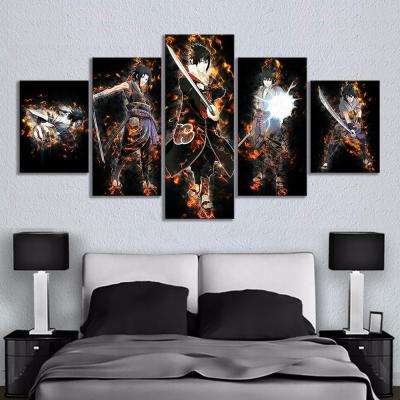 China Waterproof+ECO-Friendly 5pcs Anime Poster Printing Decorative Painting for Wall Oil Painting Artwork for Home Decor Wall Paintings for sale