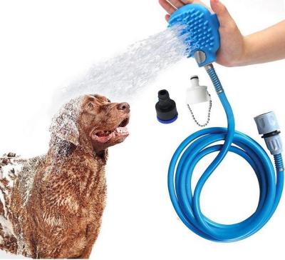 China Viable Pet Shower Sprayer Dog Grooming Tool, Shower Tub and Outdoor Garden Hose Compatible for sale