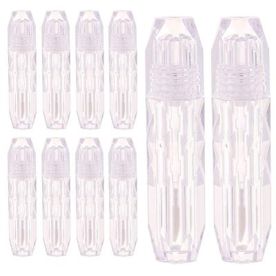 China Cosmetics Clear Empty Container Mini Lip Balm Tubes Refillable Lip Gloss Tube Lipstick Bottles Sample Vials DIY Cosmetic Supplies for sale