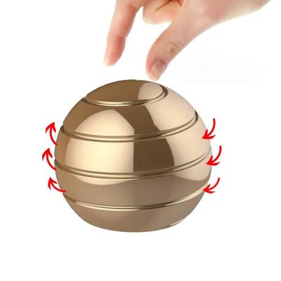 China Promotional Toy Kinetic Desk Stress Relief Toy for Adults Desk with Full Body Optical Illusion Ball for sale